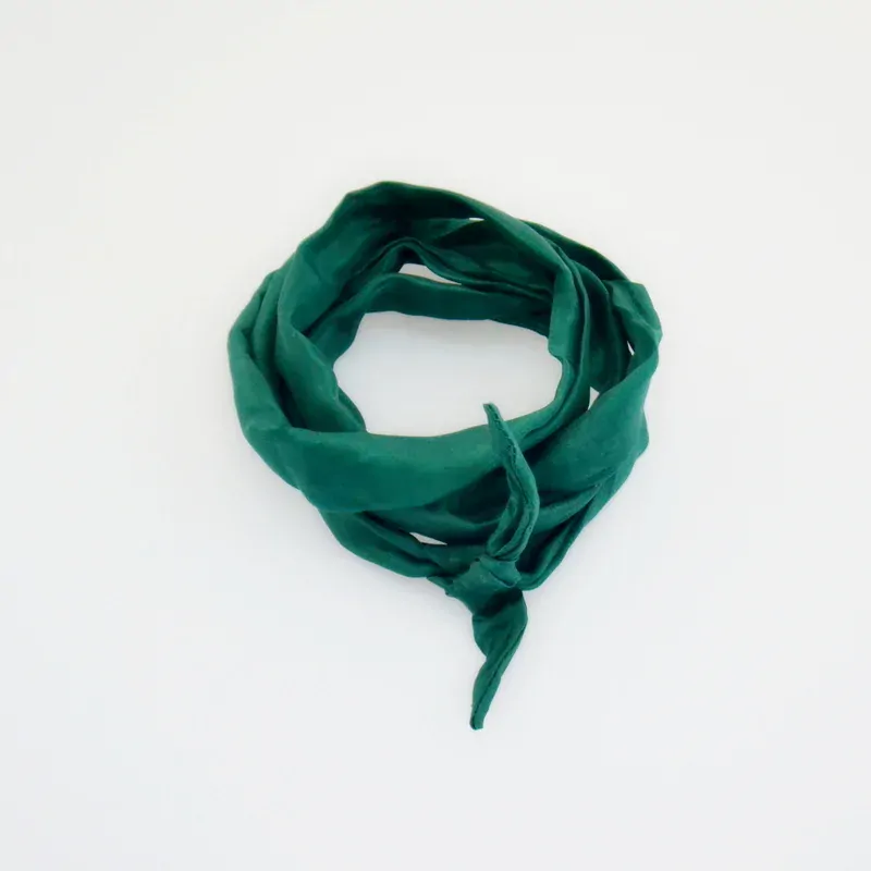 hedvábná kreativní mašle, SMARAGDOVÁ