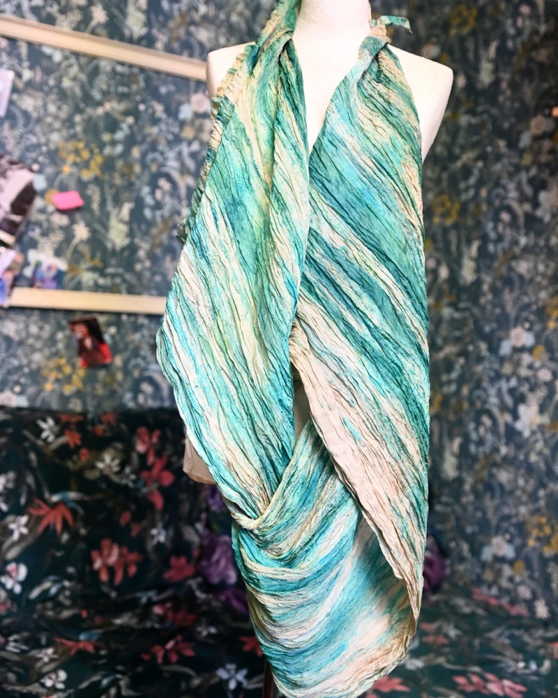 hedvábný šál habotai 200*90 cm, LAPIS