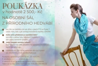 poukázka na OSOBNÍ ŠÁL
